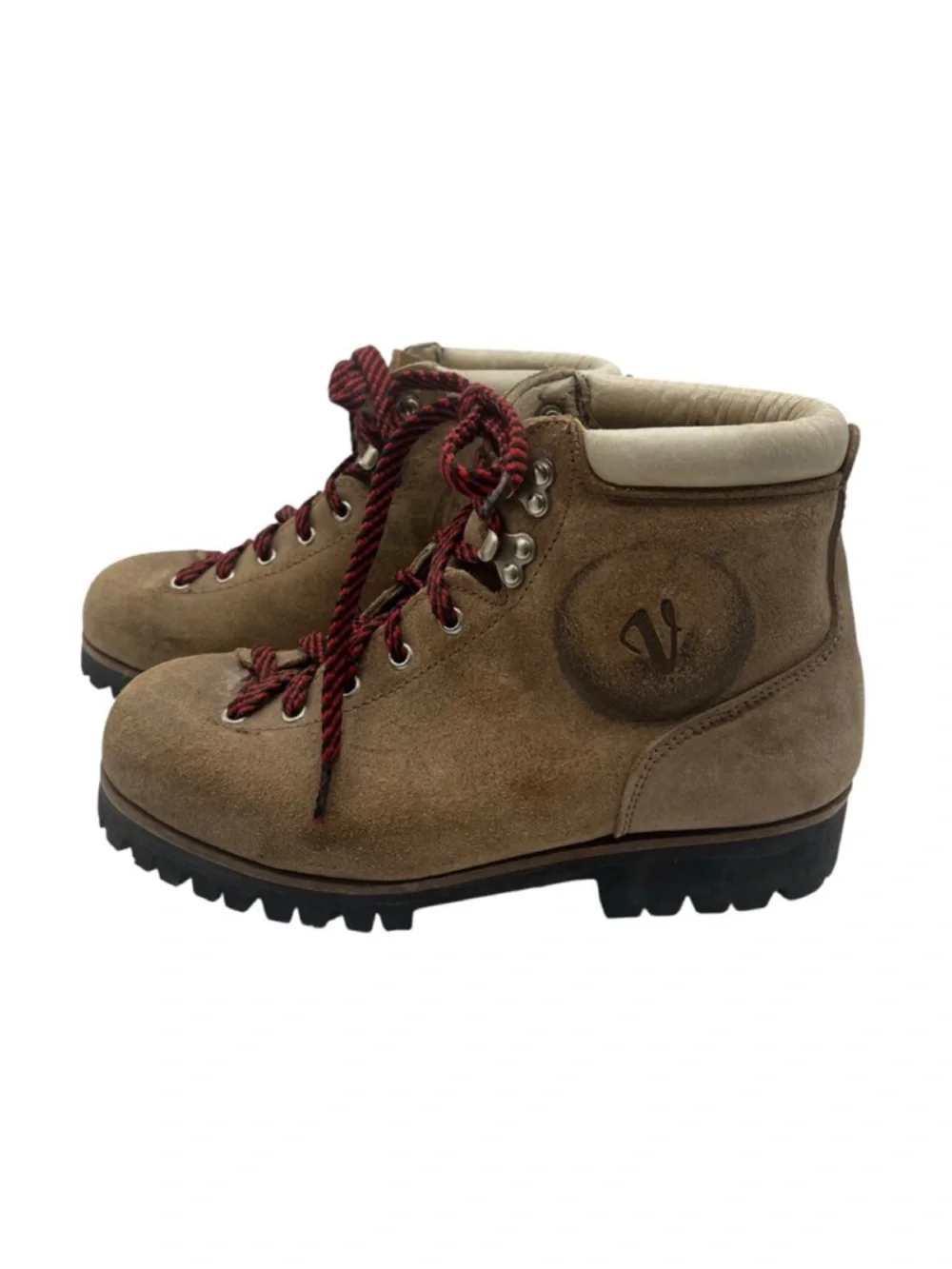 Vasque Leather Hiking Boots Mens Size 7.5 Made In Italy Vintage Vibram Gorpcore